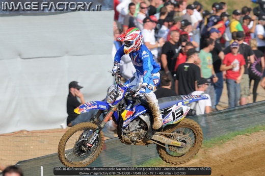 2009-10-03 Franciacorta - Motocross delle Nazioni 0488 Free practice MX1 - Antonio Cairoli - Yamaha 450 ITA
